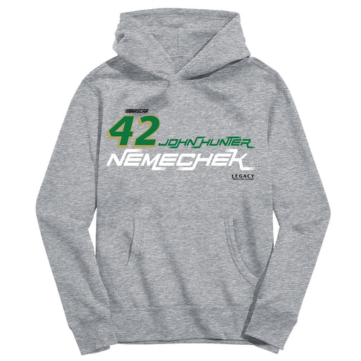 John Hunter Vive La Fete NASCAR Pullover Cotton Hoodie Grey