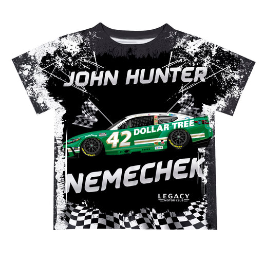 John Hunter Vive La Fete NASCAR Abstract Kids T-Shirt Black