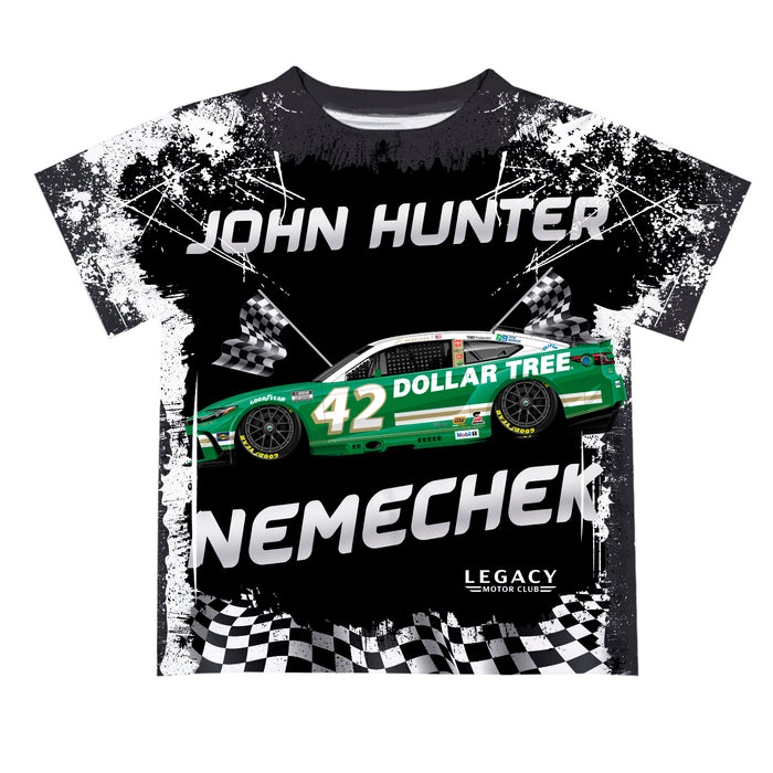 John Hunter Vive La Fete NASCAR Abstract Kids T-Shirt Black