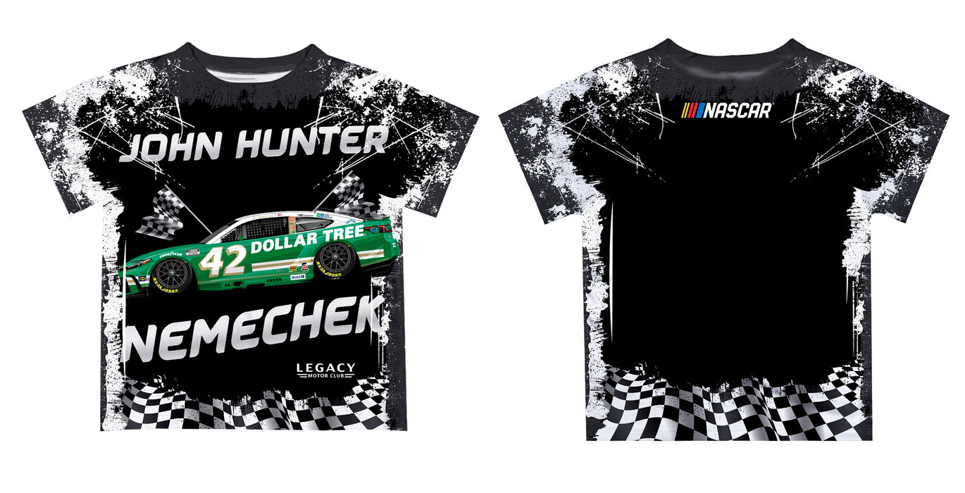 John Hunter Vive La Fete NASCAR Abstract Kids T-Shirt Black