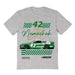 John Hunter Vive La Fete NASCAR Name Grid Classic Cotton T-Shirt Grey