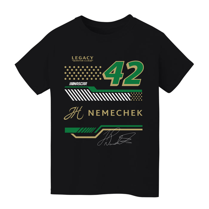 John Hunter Vive La Fete NASCAR Geometric Classic Front Cotton T-Shirt Black