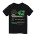 John Hunter Vive La Fete NASCAR Geometric Classic Front Cotton T-Shirt Black