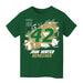 John Hunter Vive La Fete NASCAR Abstract Halftone Front Cotton T-Shirt Green
