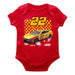 Joey Logano Cotton Short Sleeve Bodysuit Red