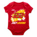 Joey Logano Cotton Short Sleeve Bodysuit Red