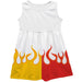 Joey Logano Vive La Fete NASCAR Car - Flames Tank Dress - White - Vive La Fête - Online Apparel Store