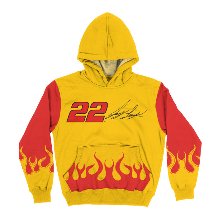 Joey Logano Vive La Fete NASCAR Pullover Hoodie - Gold