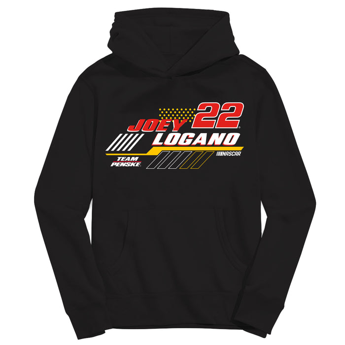 Joey Logano Vive La Fete NASCAR Pullover Cotton Hoodie - Black