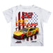 Joey Logano Vive La Fete NASCAR Flag Racing Car T-Shirt - White