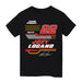 Joey Logano NASCAR Geometric Classic Front Cotton T-Shirt - Black