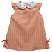 JR Motorsports Vive La Fete Gingham A-Line Dress - Orange