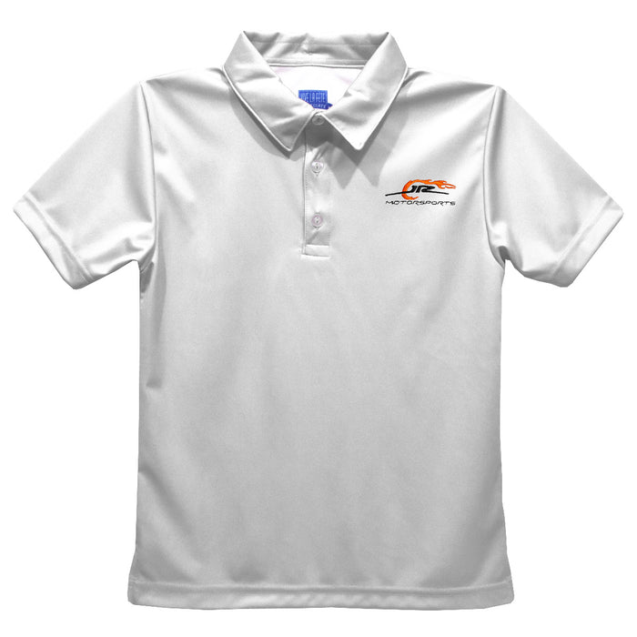 JR Motorsports Vive La Fete Solid Polo - White