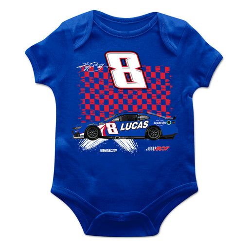 Kyle Busch Cotton Short Sleeve Bodysuit Royal