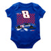 Kyle Busch Cotton Short Sleeve Bodysuit Royal