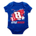 Kyle Busch Cotton Short Sleeve Bodysuit Royal