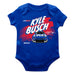Kyle Busch Cotton Short Sleeve Bodysuit Royal