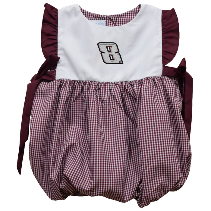 Kyle Busch Vive La Fete Gingham Bubble Dress - Maroon