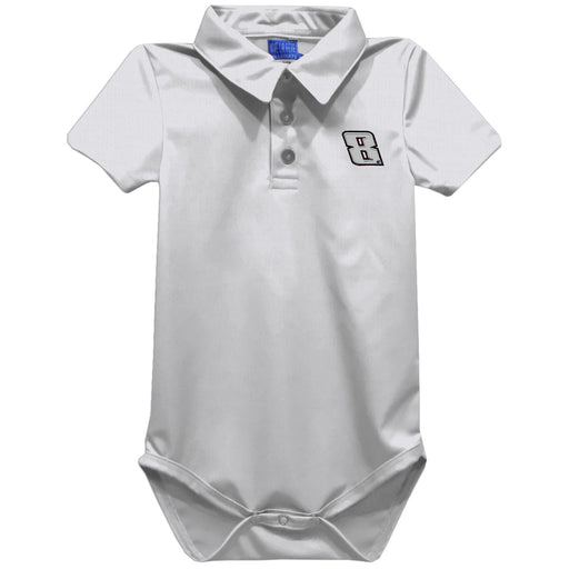 Kyle Busch Vive La Fete Solid Polo Bodysuit - White