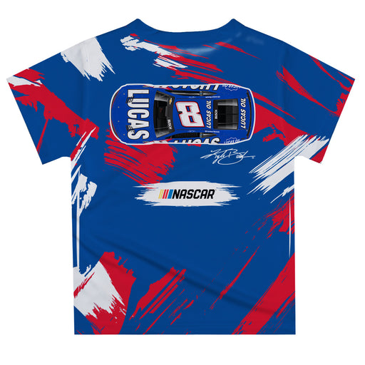Kyle Busch Vive La Fete NASCAR Paint Brush T-Shirt  - Blue - Vive La Fête - Online Apparel Store