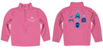 Kentucky Derby Vive La Fete Solid Pink Quarter Zip Pullover Sleeves - Vive La Fête - Online Apparel Store