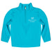 Kentucky Derby Teal Quarter Zip Pullover by Vive La Fete