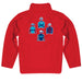 Kentucky Derby Red Quarter Zip Pullover by Vive La Fete - Vive La Fête - Online Apparel Store