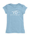 Kentucky Derby Girl´s Fitted Cotton T-shirt - Light Blue
