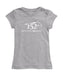 Kentucky Derby Girl´s Fitted Cotton T-shirt  - Gray