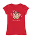 Kentucky Derby Girl´s Fitted Cotton T-shirt  - Red