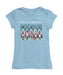 Kentucky Derby Girl´s Fitted Cotton T-shirt  - Light Blue