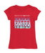 Kentucky Derby Girl´s Fitted Cotton T-shirt  - Red