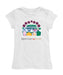 Kentucky Derby Girl´s Fitted Cotton T-shirt  - White