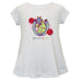 Kentucky Derby Cotton Short Sleeve Youth A-line Top - White