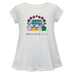 Kentucky Derby Cotton Short Sleeve Youth A-line Top - White