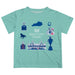 Kentucky Derby Vive La Fete Boys Game Day Mint Short Sleeve Tee with Logo Print