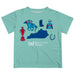 Kentucky Derby Vive La Fete Boys Game Day Mint Short Sleeve Tee with Logo Print