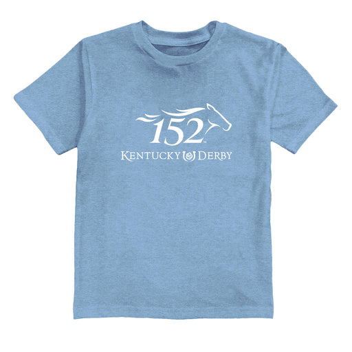 Kentucky Derby Boys Cotton Short Sleeve Tee - Light Blue