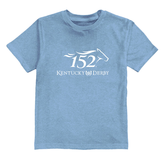Kentucky Derby Boys Cotton Short Sleeve Tee - Light Blue