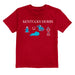 Kentucky Derby Boys Red Cotton Short Sleeve Tee
