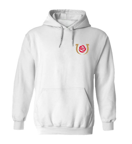 Kentucky Derby Vive La Fete Cotton Pullover Hoodie - White
