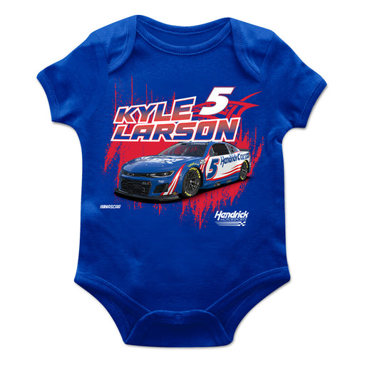 Kyle Larson Cotton Short Sleeve Bodysuit Royal