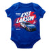 Kyle Larson Cotton Short Sleeve Bodysuit Royal