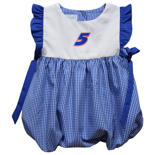 Kyle Larson Vive La Fete Gingham Bubble Dress - Blue