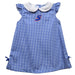 Kyle Larson Vive La Fete Gingham A-Line Dress - Blue