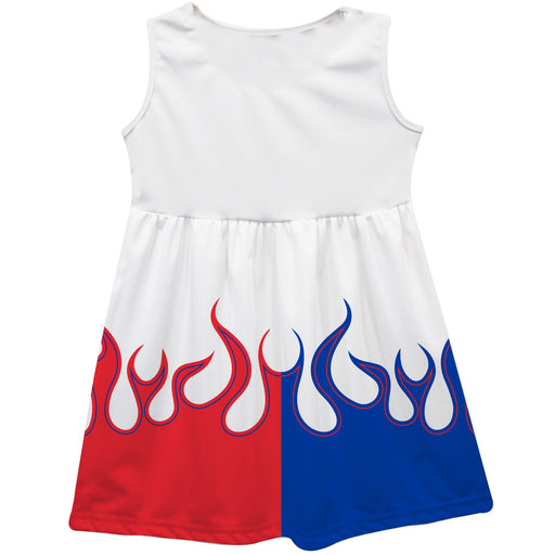 Kyle Larson Nascar Car  Flames Tank Dress - White - Vive La Fête - Online Apparel Store