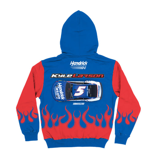Kyle Larson Vive La Fete Color Block Pullover Hoodie - Royal - Vive La Fête - Online Apparel Store