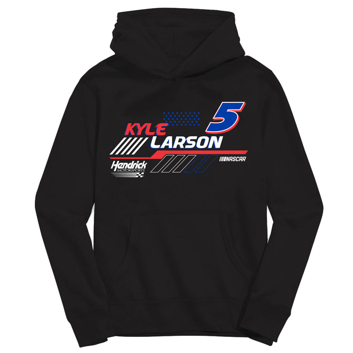 Kyle Larson NASCAR Pullover Hoodie - Black