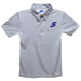Kyle Larson Vive La Fete Pencil Stripe Polo - Gray