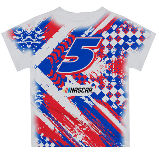 Kyle LarsonVive La Fete Paint Brush Racing Car T-Shirt- White - Vive La Fête - Online Apparel Store